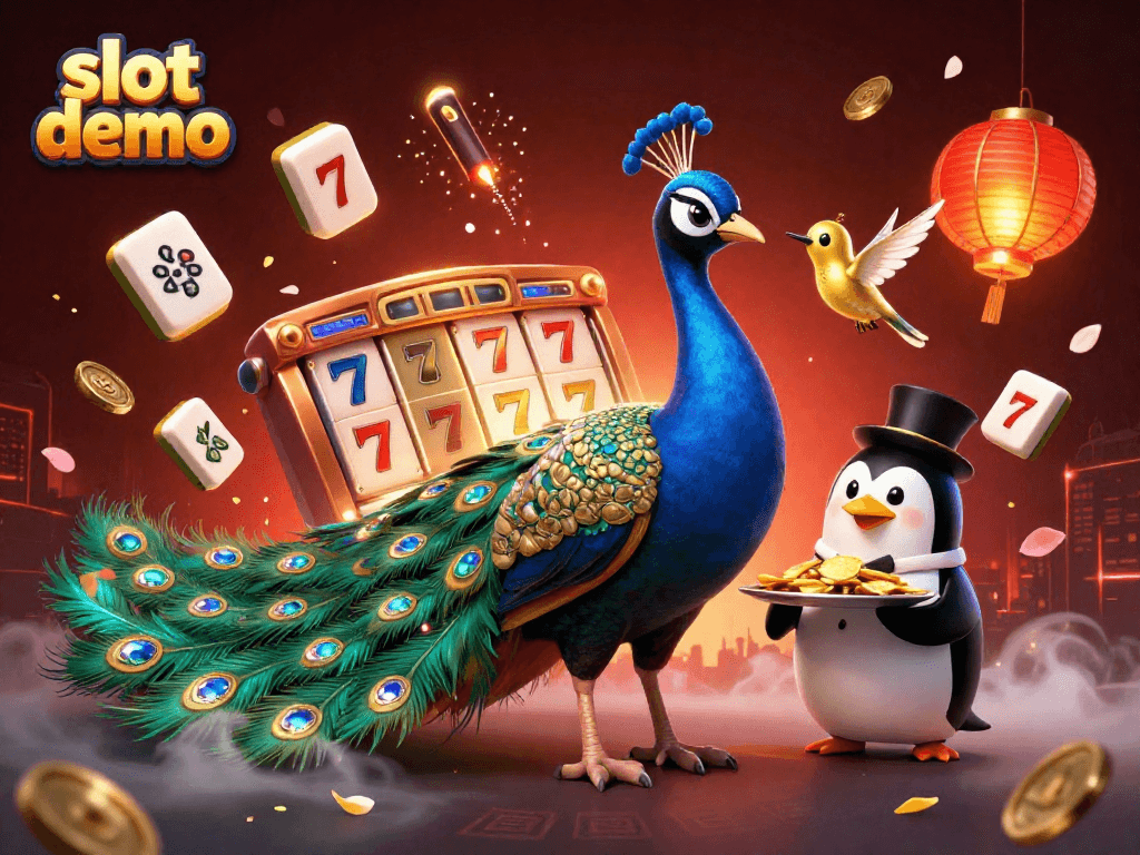 Menggunakan slot demo untuk bermain slot dan memenangkan jackpot dengan simbol keberuntungan.