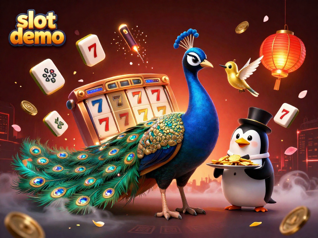 Menggunakan slot demo untuk bermain slot dan memenangkan jackpot dengan simbol keberuntungan.