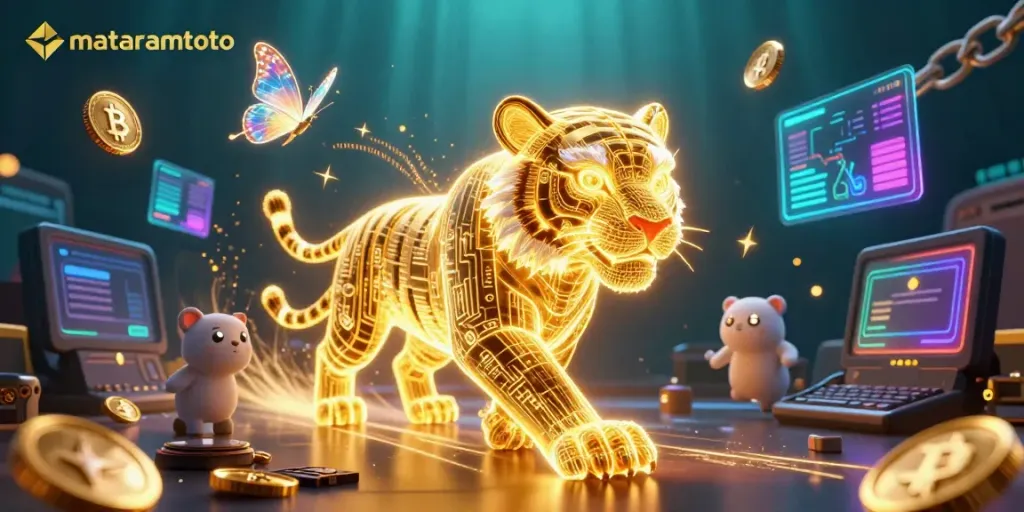 Experience the thrilling digital casino adventure with mataramtoto, featuring colorful interactive elements.
