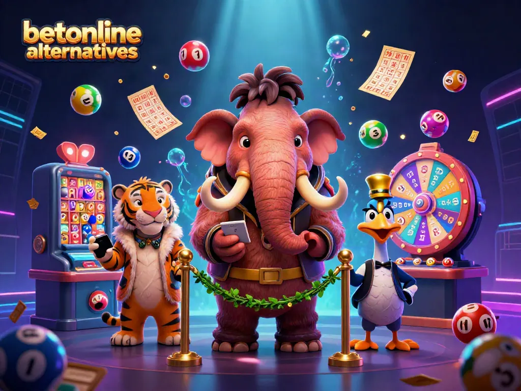 Engage with thrilling betonline alternatives as a mammoth checks IDs at a vibrant casino.