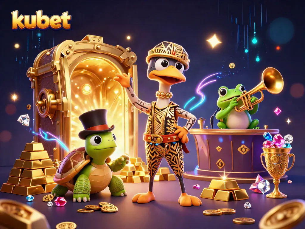 Place your bets at kubet with vibrant games, lively characters, and an exciting casino atmosphere.