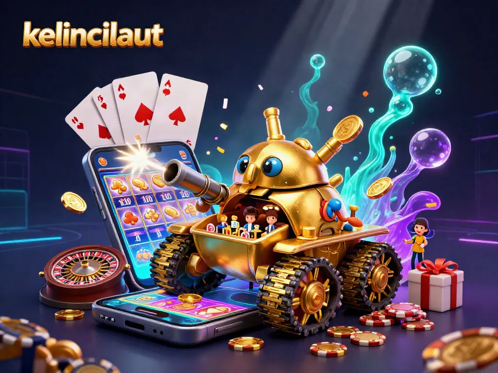 Experience thrilling games in kelincilaut's digital casino, featuring vibrant slots and playful elements.