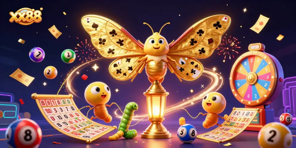 Experience thrilling gameplay at xx88 with a vibrant casino scene featuring captivating characters.