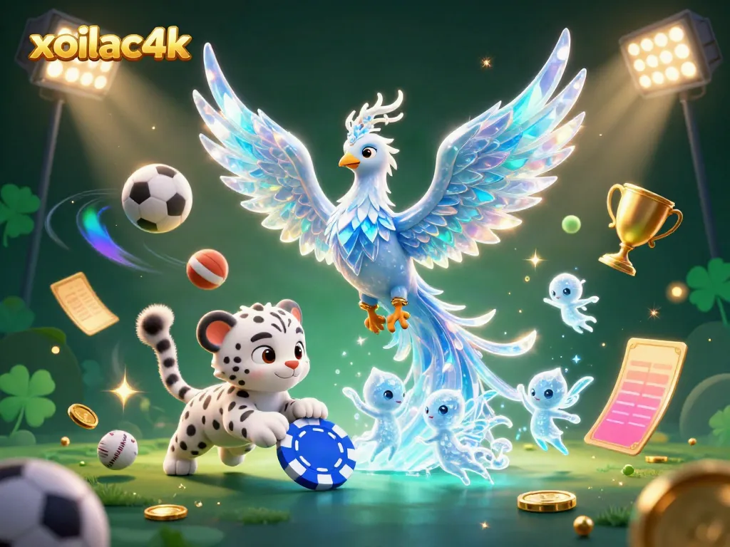 Engage in thrilling actions on xoilac4k with vibrant 3D characters showcasing an energetic gaming environment.