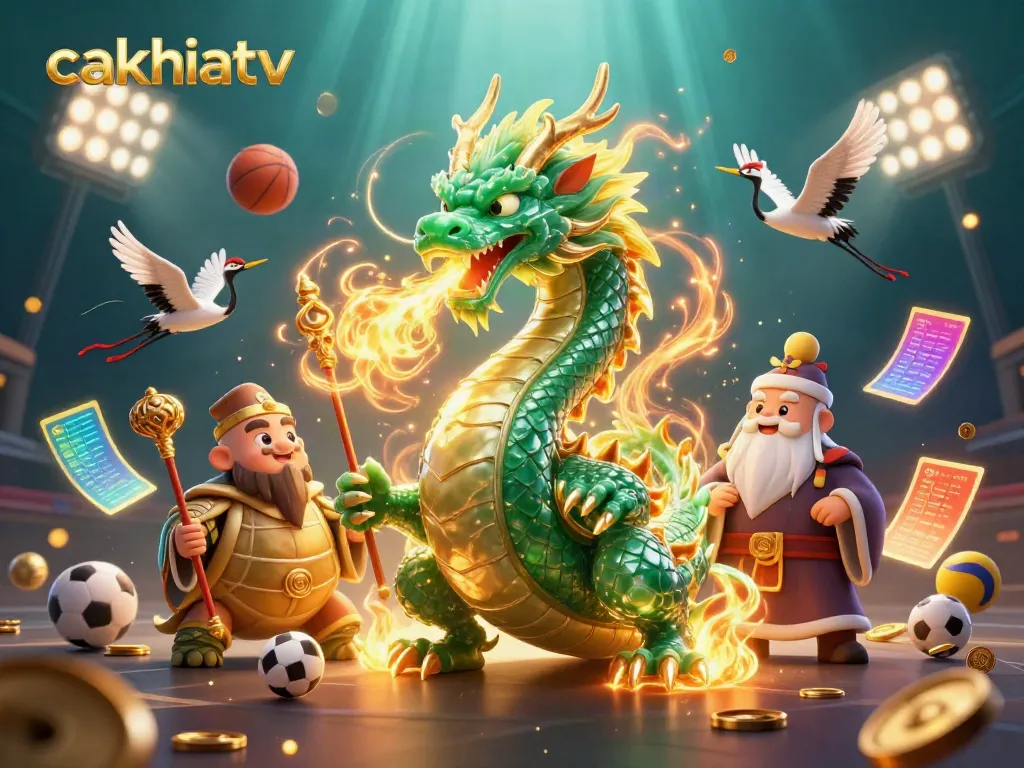Experience energizing gameplay with cakhiatv in a spectacular sports fantasy scene.