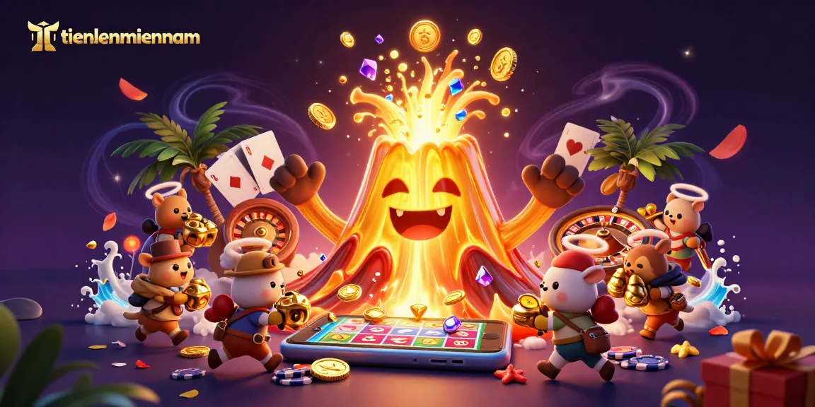 Engage in exciting treasures while exploring tienlenmiennam's dynamic gaming universe with vivid visuals.