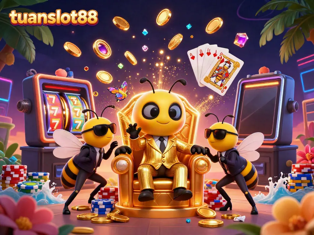 Menangkan jackpot di tuanslot88 dengan slot reels berwarna-warni dan karakter menarik.