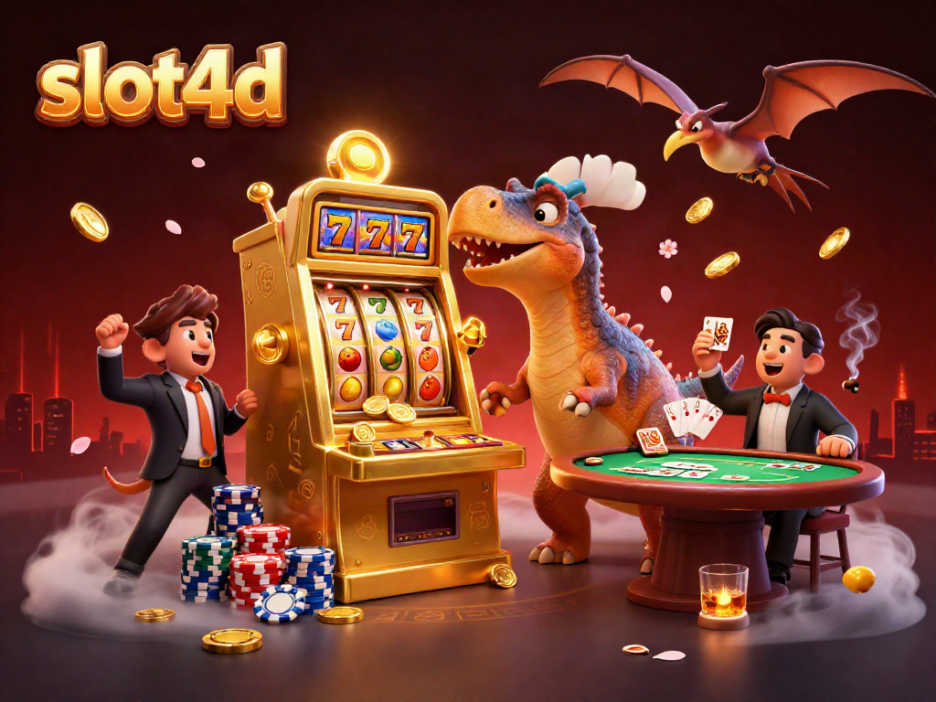 Watch as slot4d comes alive with a pachycephalosaurus jackpot adventure!