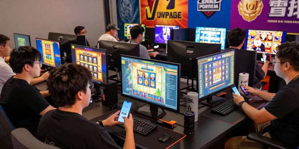 Exciting gaming session showcasing proplay88 players enjoying interactive slot games