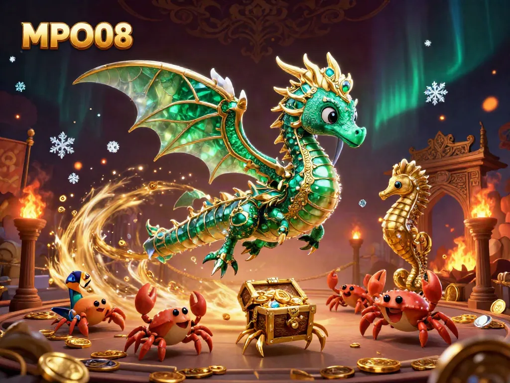 MPO08 immersive sea dragon scene showcasing vibrant online gaming elements for bigger wins.
