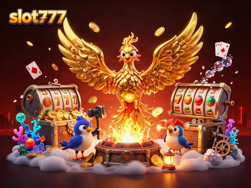 Mainkan slot777 dan nikmati permainan mesin slot yang menggiurkan di dalam ilustrasi 3D yang memukau ini.