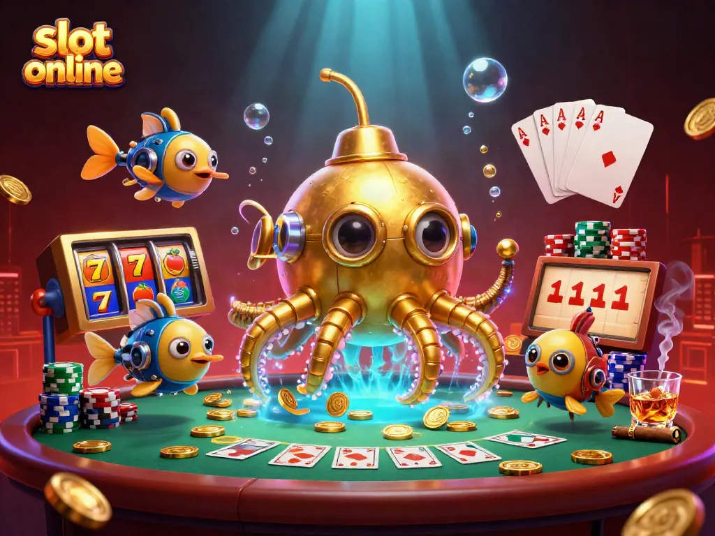 Putar slot online dengan simbol keberuntungan di tengah koin emas!