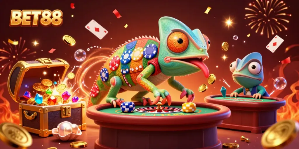 BET88 chúc may mắn với kho báu ngập tràn trên bàn roulette