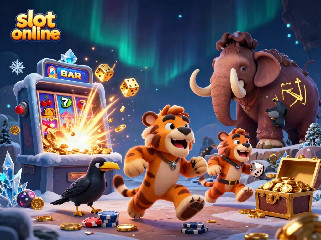 Experience thrilling slot online gameplay with unique characters and vibrant casino elements!